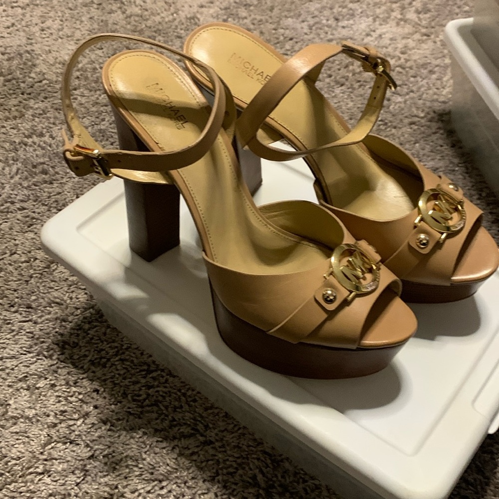 Tan sandals
